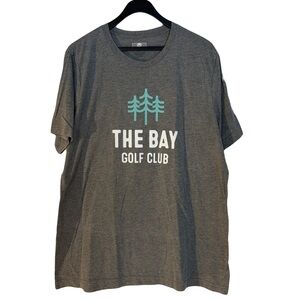 The Bay Golf Club Men's Grey Graphic Tee size XL